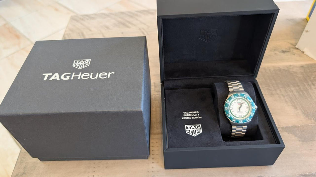 TAG Heuer Formula 1 Solargraph WBY1113.BA0042 Green Bezel Limited Edition