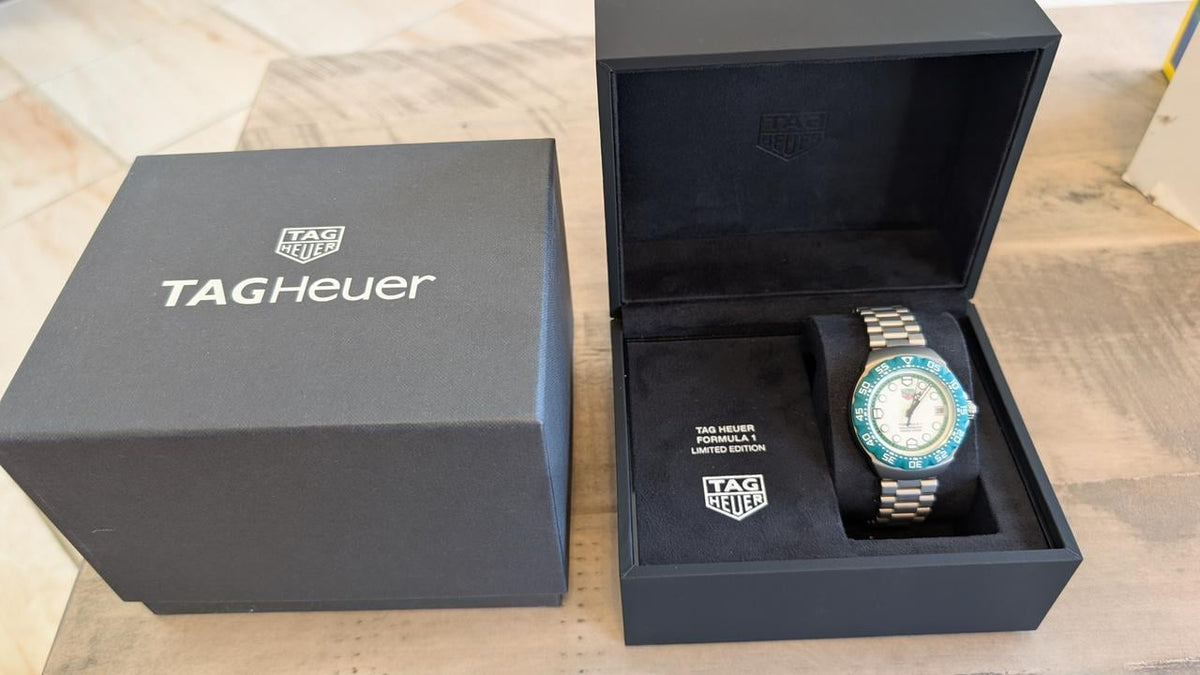 TAG Heuer Formula 1 Solargraph WBY1113.BA0042 Green Bezel Limited Edition
