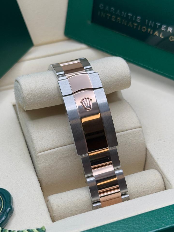 Rolex Datejust 36 New 2026 White Roman Dial Two Tone Rose Gold Oyster