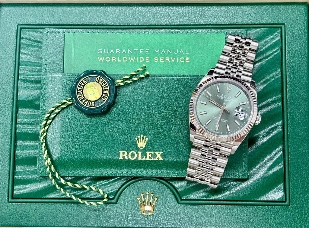 Rolex Datejust 36 126234 Green Dial Jubilee