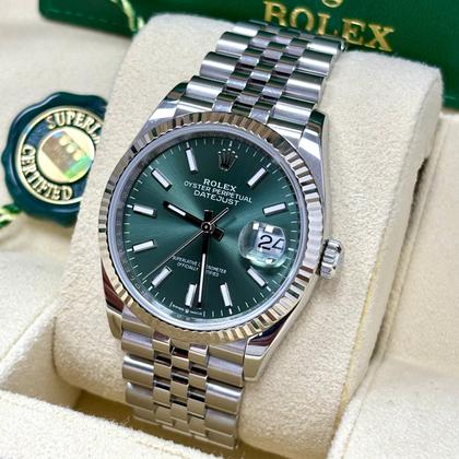 Rolex Datejust 36 126234 Green Dial Jubilee