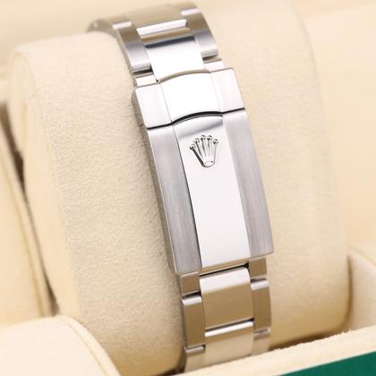 Rolex Datejust 36 Blue Motif Dial Oyster 126234 Fluted Bezel