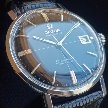 Omega Seamaster DeVille Don Draper Black Vintage Automatic 1966