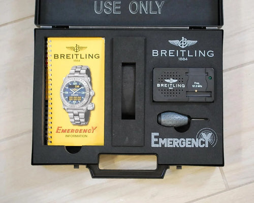 Breitling Original Plastic Watch Case for Breitling Emergency Complete (c. 2000)