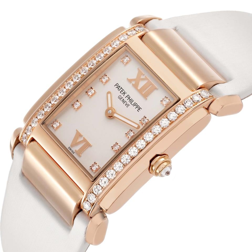 Patek Philippe Twenty~4 4920R-010 Rose Gold Diamond Ladies Watch