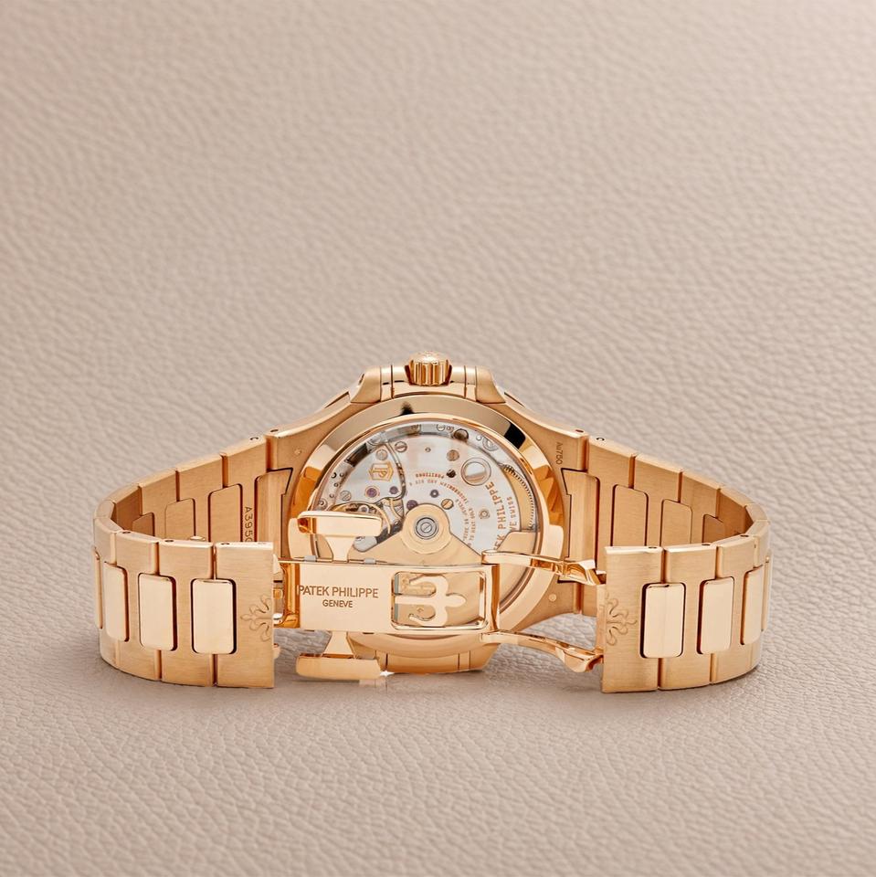 Patek Philippe Nautilus Ladies 7118/1300R-001 36mm Cognac Dial Rose Gold