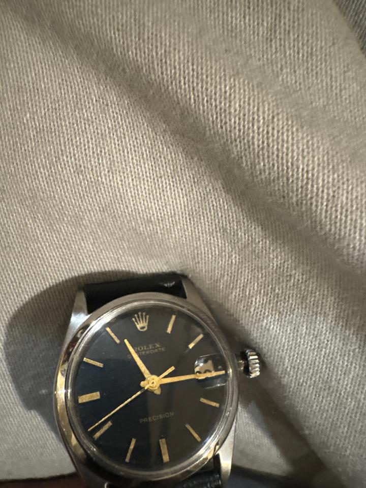 Rolex Oyster Precision 6466 1962 Black Dial