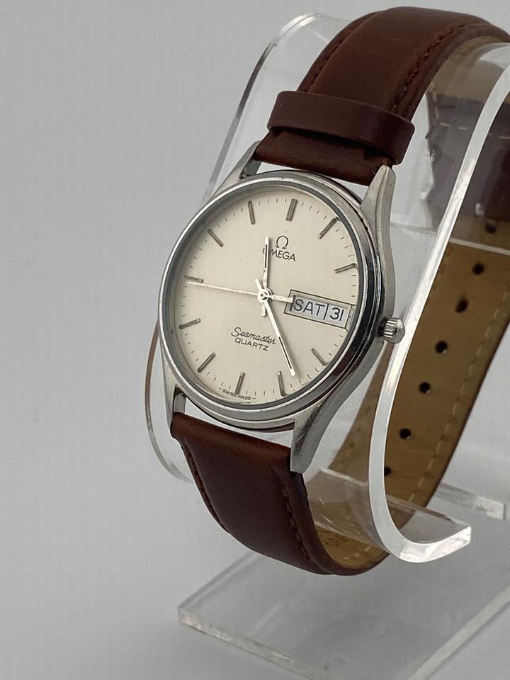 Omega Seamaster Rare Vintage Quartz Bilingual Date Reference 1437