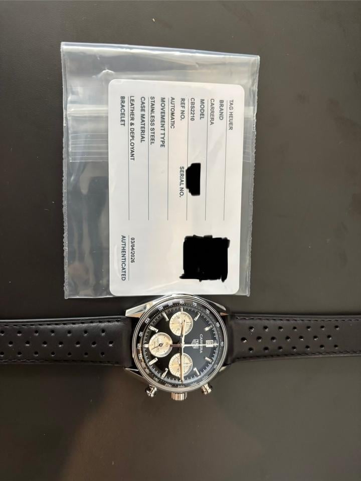 TAG Heuer Carrera Chronograph CBS2210.FC6534 Glassbox