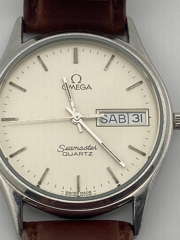 Omega Seamaster Rare Vintage Quartz Bilingual Date Reference 1437